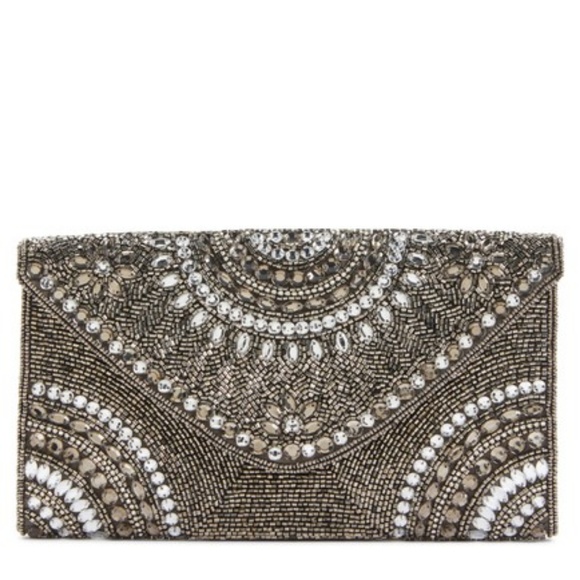 Nordstrom Handbags - NEW Nordstrom Alhambra Beaded Envelope Clutch